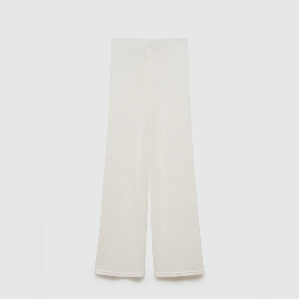 MANGO straight knitted women’s pants - Picture 3 of 4